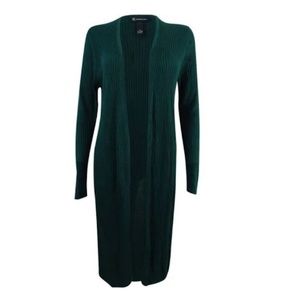 Inc International Concepts Ribbed Duster Cardigan